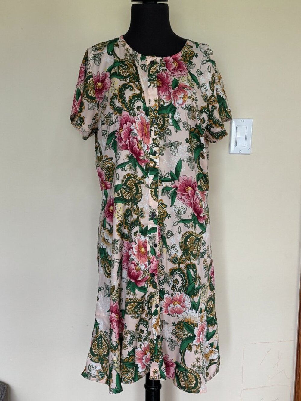 Floral a-line dress